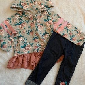 Little Lass Matching Sets - Little lass hoodie w/jeans Little Lass Matching Sets - Little lass hoodie w/jeans
